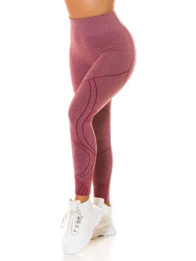 KOUCLA Leggings Modellanti a Vita Alta con Scrunch 0000HL-1367