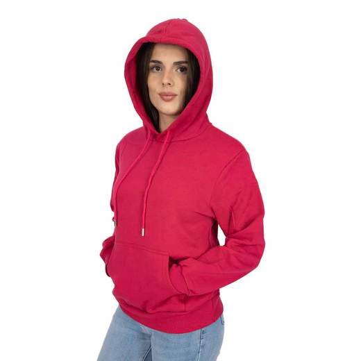 Felpa Donna con Cappuccio e Tasca Frontale