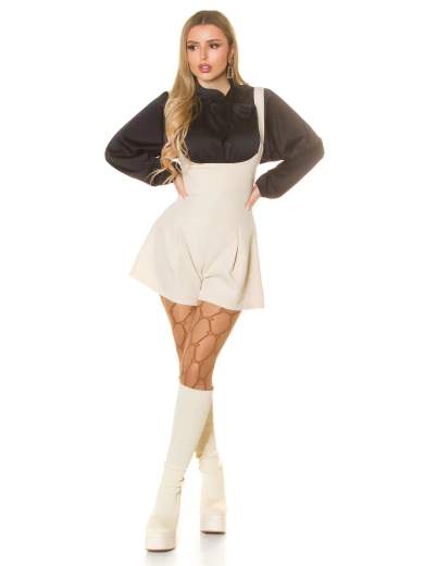 KOUCLA Camicetta Sexy in Raso con Fiocco - Maniche Lunghe Eleganti 0000LT51261