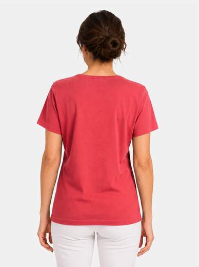 Women's 100% Cotton T-Shirt Made in Italy E85