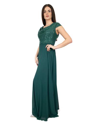 Bianca Brandi Curvy abito-lungo-cerimonia-paillettes-stola-chiffon 29086M