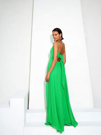 TWINS Abito Lungo Cerimonia Elegante Donna Stile Impero Con Stola