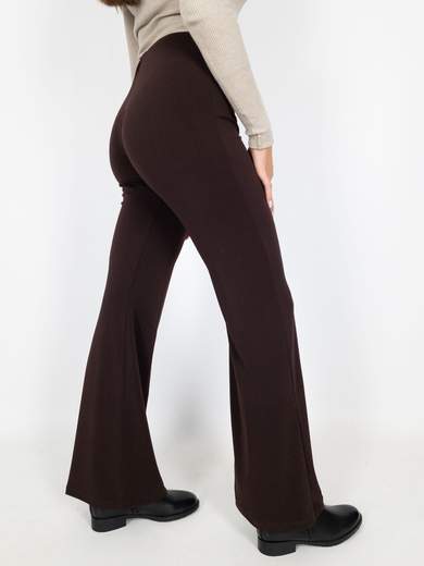 Pantaloni Con Elastico In Vita Donna Elasticizzati A Zampa