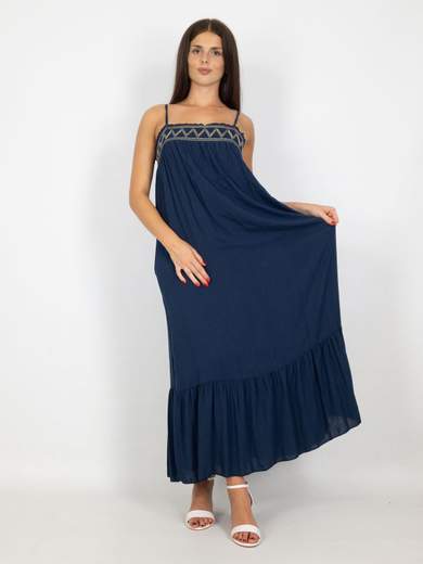 Bucle Vestito Donna Estivo Lungo da Giorno Femminile Casual Leggero