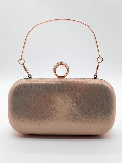 Pochette Gioiello Bronzo da Cerimonia con Strass e Frange 3604-BRONZO
