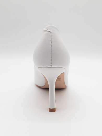 White Bridal Pumps with 8 cm Heel