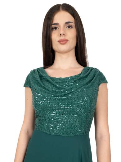 Bianca Brandi Curvy abito-lungo-cerimonia-paillettes-stola-chiffon 29086M