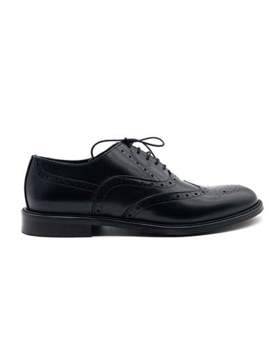 Scarpa Oxford Uomo Classica Full Brogue Nera