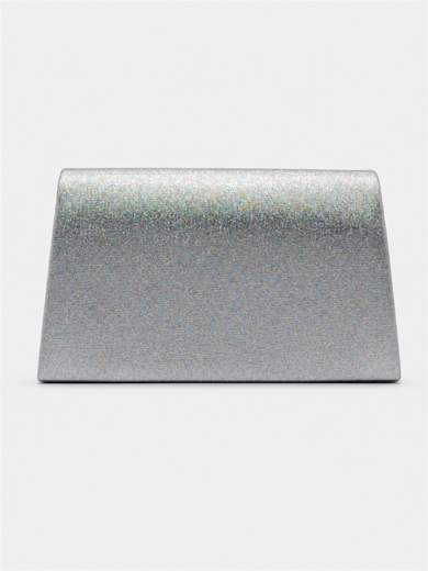 Grey Glitter Evening Clutch Bag HL3569-GRIGIO