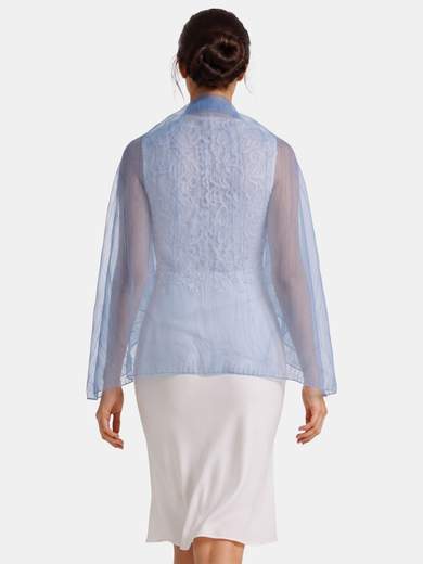 Stola da Cerimonia in Tulle con Fili Glitterati
