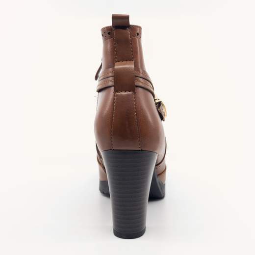 Tronchetti Donna Stivaletti Con Tacco Medio Largo E Plateau