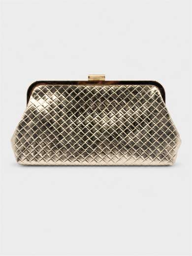 BACI E ABBRACCI Pochette Oro Elegante da Cerimonia TC2942-ORO