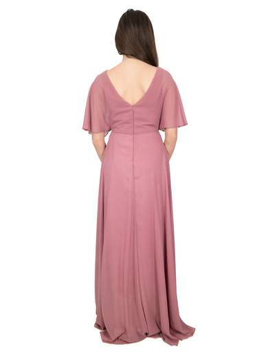 BIANCA BRANDI Abito Lungo Cerimonia Elegante Stile Impero con Stola 28847