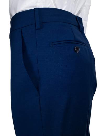 Men's 3-Piece Light Blue Suit in Super 120's Zignone Wool ELE10050-D6