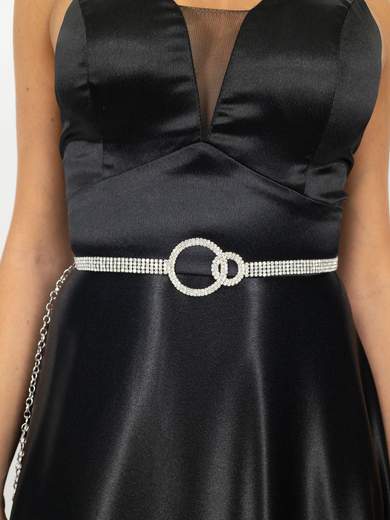 STRABELLO Cintura Gioiello Donna con Strass e Chiusura Regolabile – Modello Elegante ZSP-22134