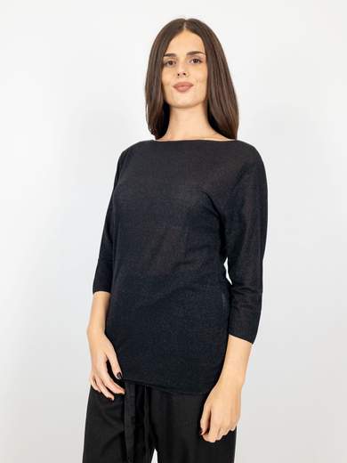 Susy Star Maglia Curvy Elasticizzata con Dettagli Glitterati STY0262
