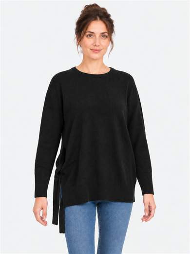 Intreccio Pullover asimmetrico con nodo laterale CE4340