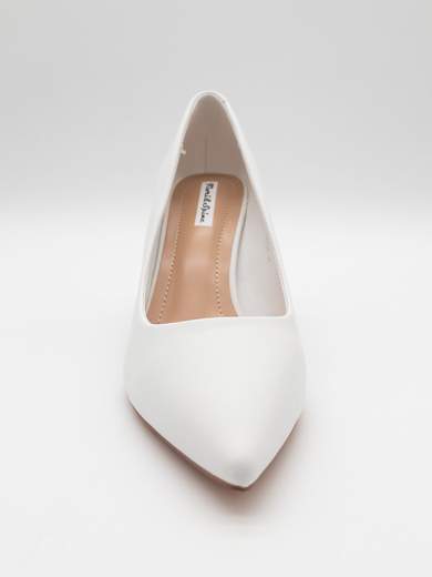 White Bridal Pumps with 8 cm Heel