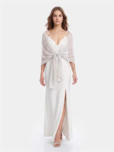 Elegant Solid Color Chiffon Ceremony Stole