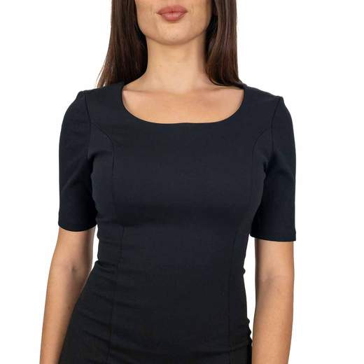 CARMEN Tubino Elegante Sopra il Ginocchio Mezza Manica Stretch