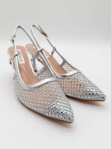 Slingback eleganti da cerimonia con tacco a clessidra