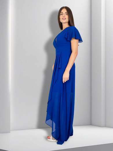 STRABELLO CERIMONIA Abito da cerimonia lungo stile impero con spacco frontale A29599-4042-ALIDA-CURVY