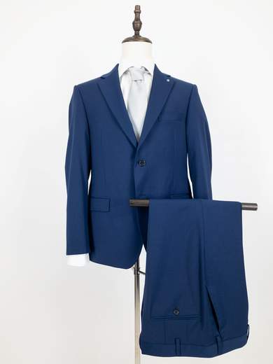 Abito Uomo Drop 0 Extralarge Fit in Fresco di Lana