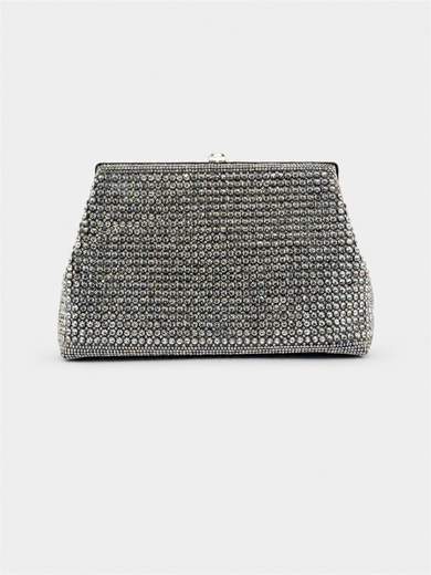 Clutch Gioiello Argento con Strass MD2539-ARGENTO