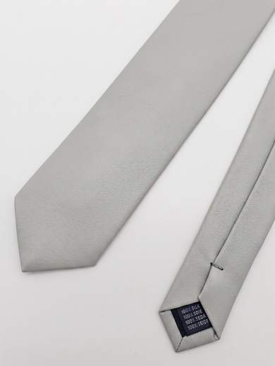 Pure Silk Solid Color Slim Tie 5 cm