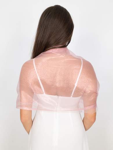 STRABELLO CERIMONIA Stola Cerimonia Elegante Donna Glitterata Doppio Velo