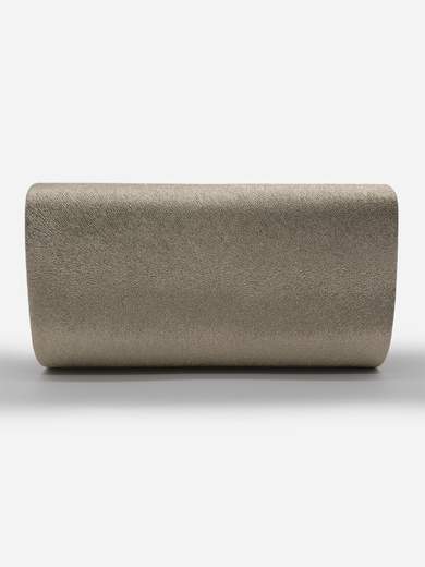 Pochette Oro da Cerimonia Elegante con Strass e Tracolla a Catena