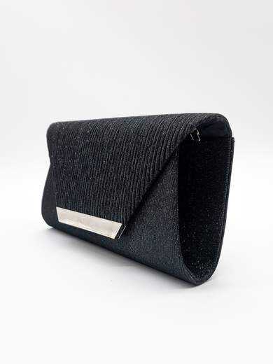 Black Glitter Ceremony Clutch Bag XX3483-NERO