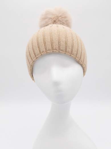 Andrea Cool Cappello Invernale Donna Con Pon Pon Elegante Glitterato