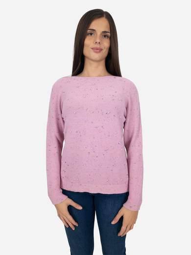 Extrafine Merino Wool Crew Neck Sweater Made in Italy