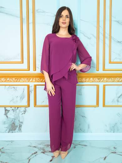 JEAN CRYÒ Completo da cerimonia donna due pezzi casacca e pantalone 35448