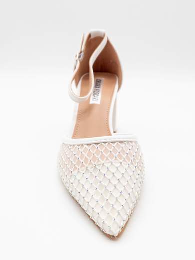 Décolleté da sposa bianca tacco 7 cm