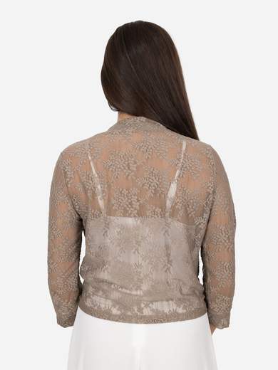 STRABELLO CERIMONIA Coprispalle in pizzo da cerimonia con chiusura a laccio P49250009963-21009