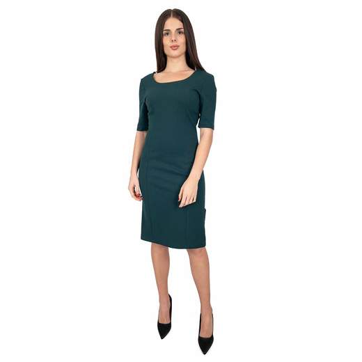 CARMEN Tubino Elegante Sopra il Ginocchio Mezza Manica Stretch