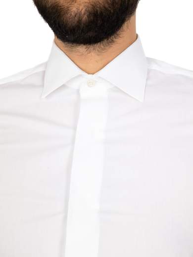 Camicia Bianca da Uomo Comfort Fit: Eleganza e Comfort per Ogni Occasione