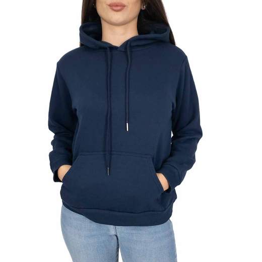 Felpa Donna con Cappuccio e Tasca Frontale