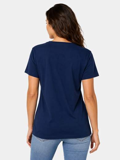 Women's Short Sleeve 100% Cotton T-Shirt Made in Italy E113-26