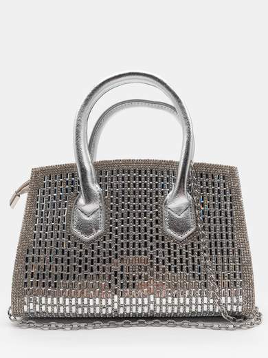 Borsa Elegante Argento Strass p-6013-argento