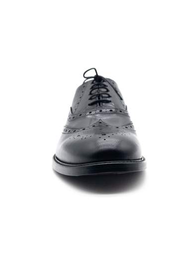 Scarpa Oxford Uomo Classica Full Brogue Nera
