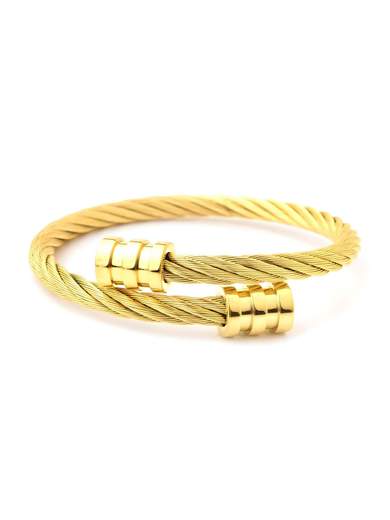 Strabello Bijoux Bracciale Twist Placcato Oro 18K 87905-0