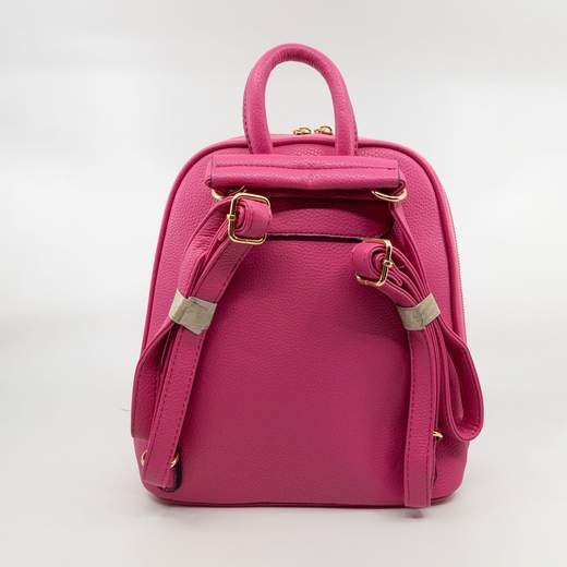 Zaino Borsa Da Donna Rigida Con Spallacci Regolabili E Zip