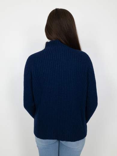 Maglione Dolcevita Donna In Lana Con Collo Alto Comodo