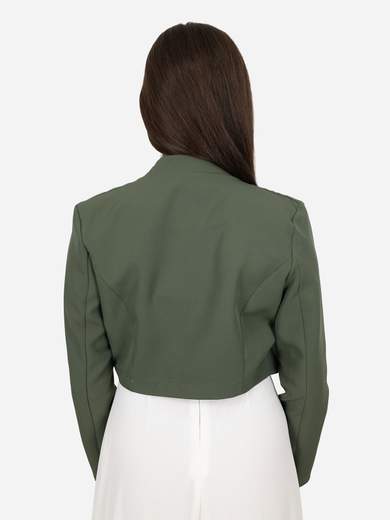 Elegant short bolero jacket with long sleeves for formal occasions