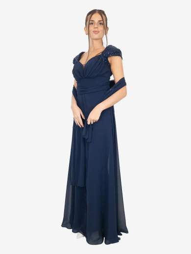 Tuta Elegante da Cerimonia con Stola – Stile e Raffinatezza