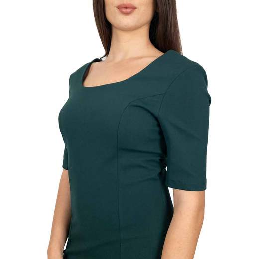 CARMEN Tubino Elegante Sopra il Ginocchio Mezza Manica Stretch