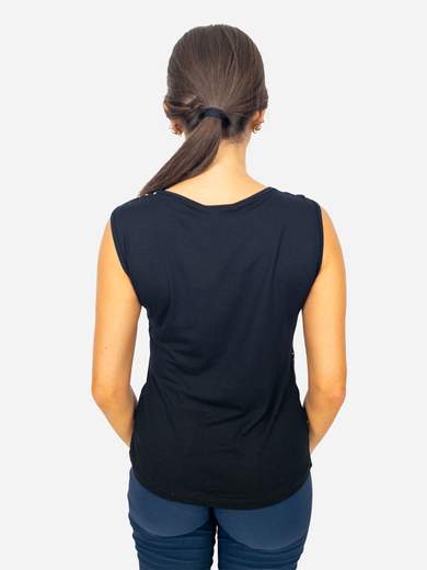 Top sotto giacca a pois donna elegante slim fit